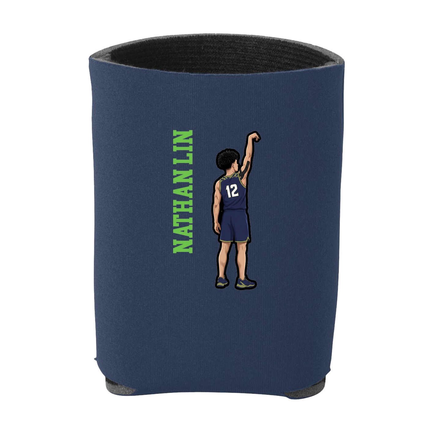 Can Holder — Name Vertical in Navy