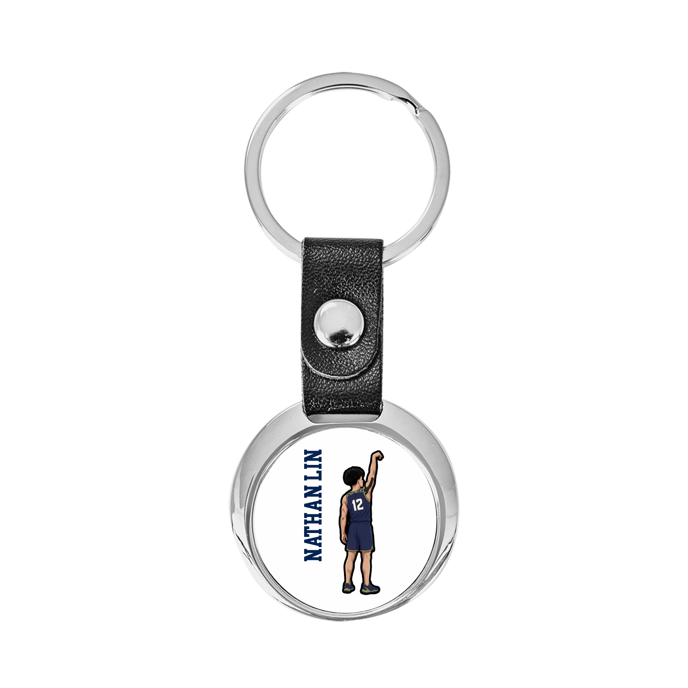 Key Chain — Name Vertical in Classic