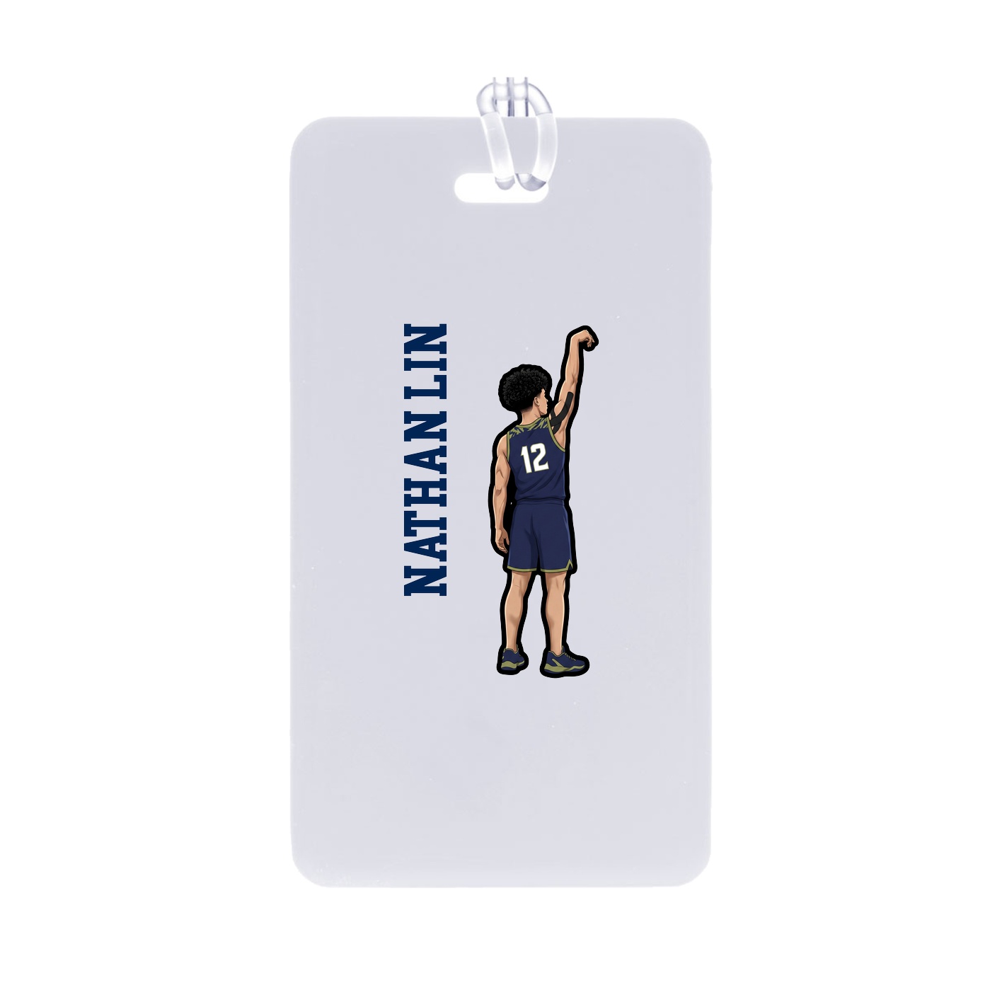 Bag Tag — Name Vertical in Classic