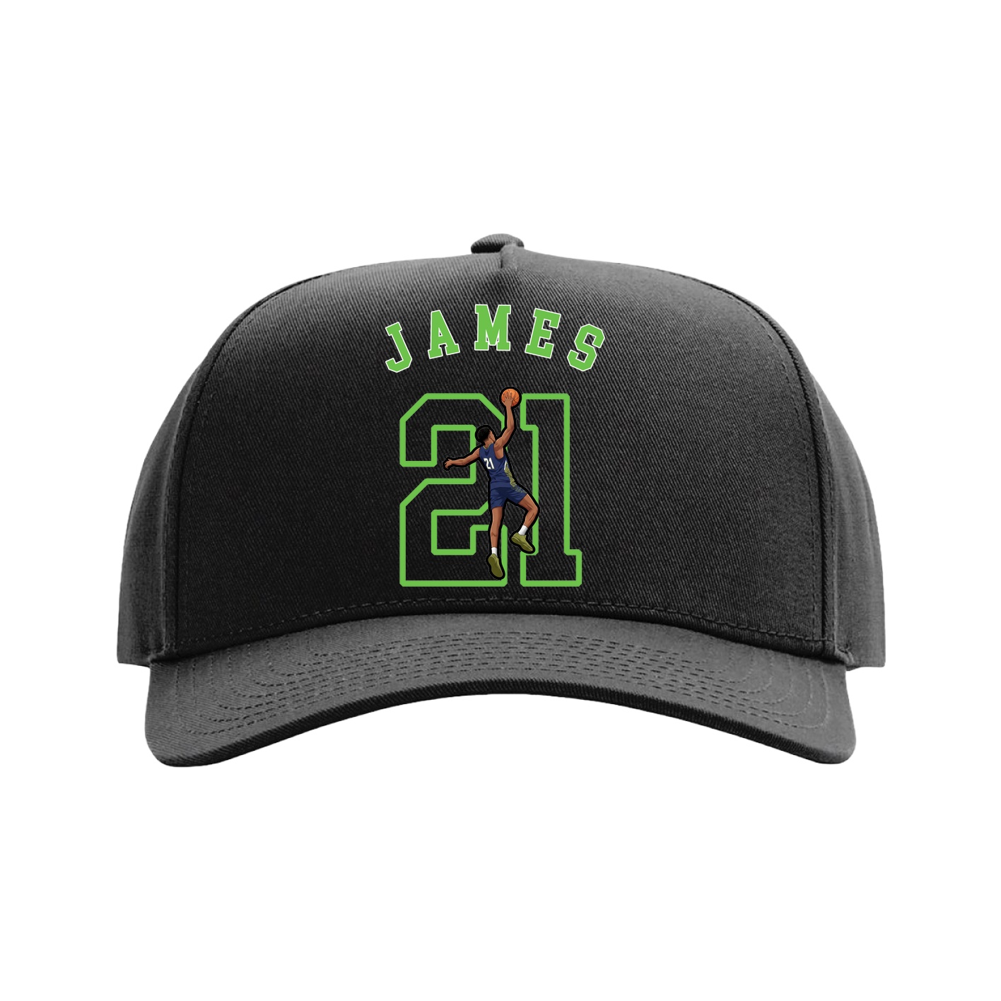 Full Fabric Five-Panel Champ Cap