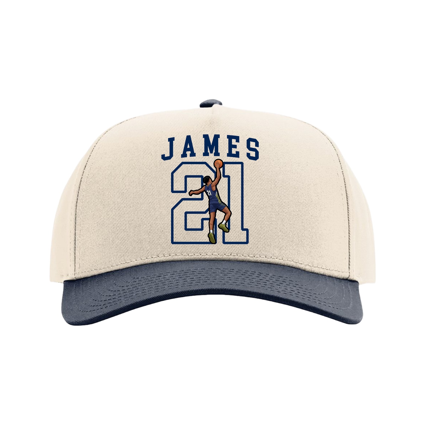 Full Fabric Five-Panel Champ Cap