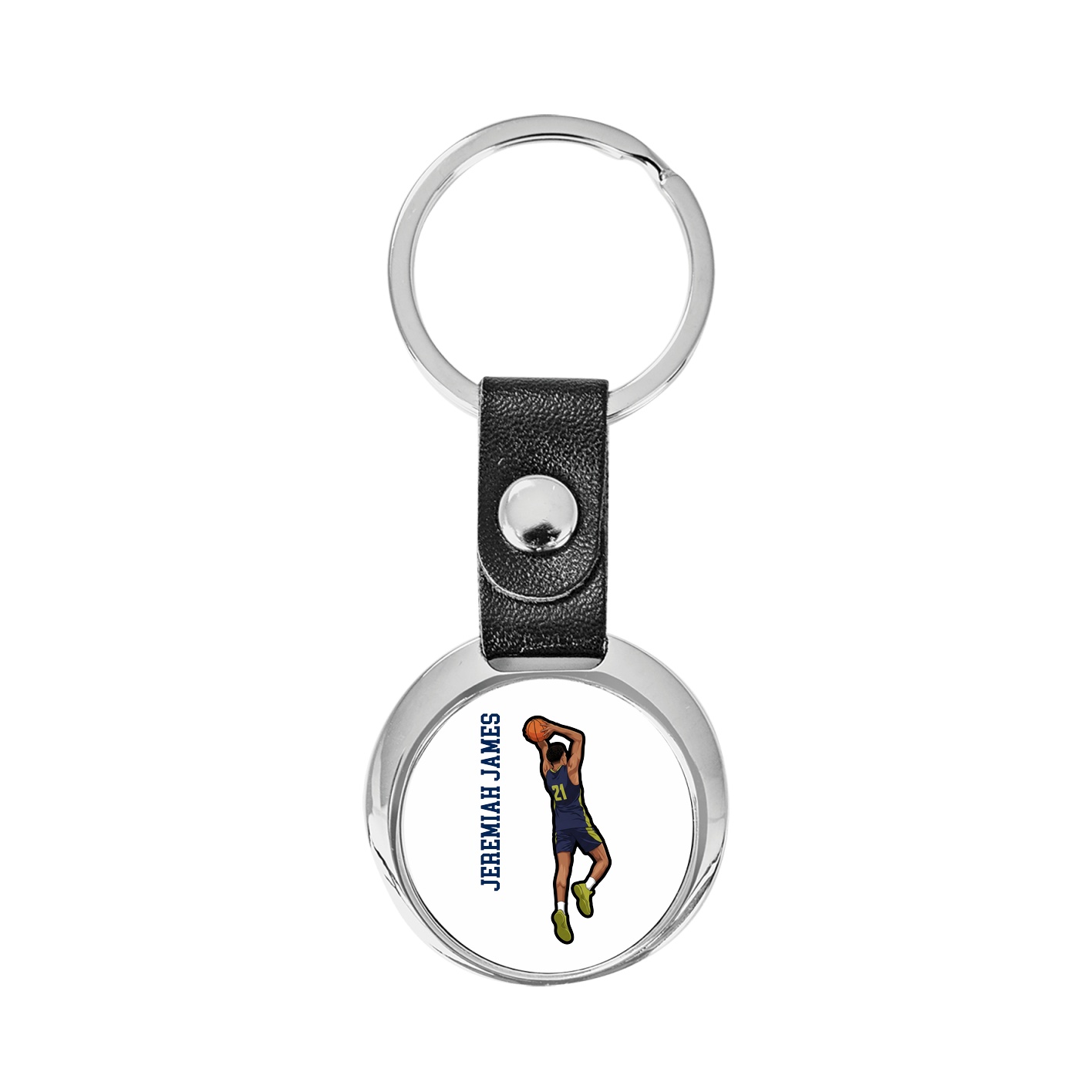 Key Chain — Name Vertical in Classic