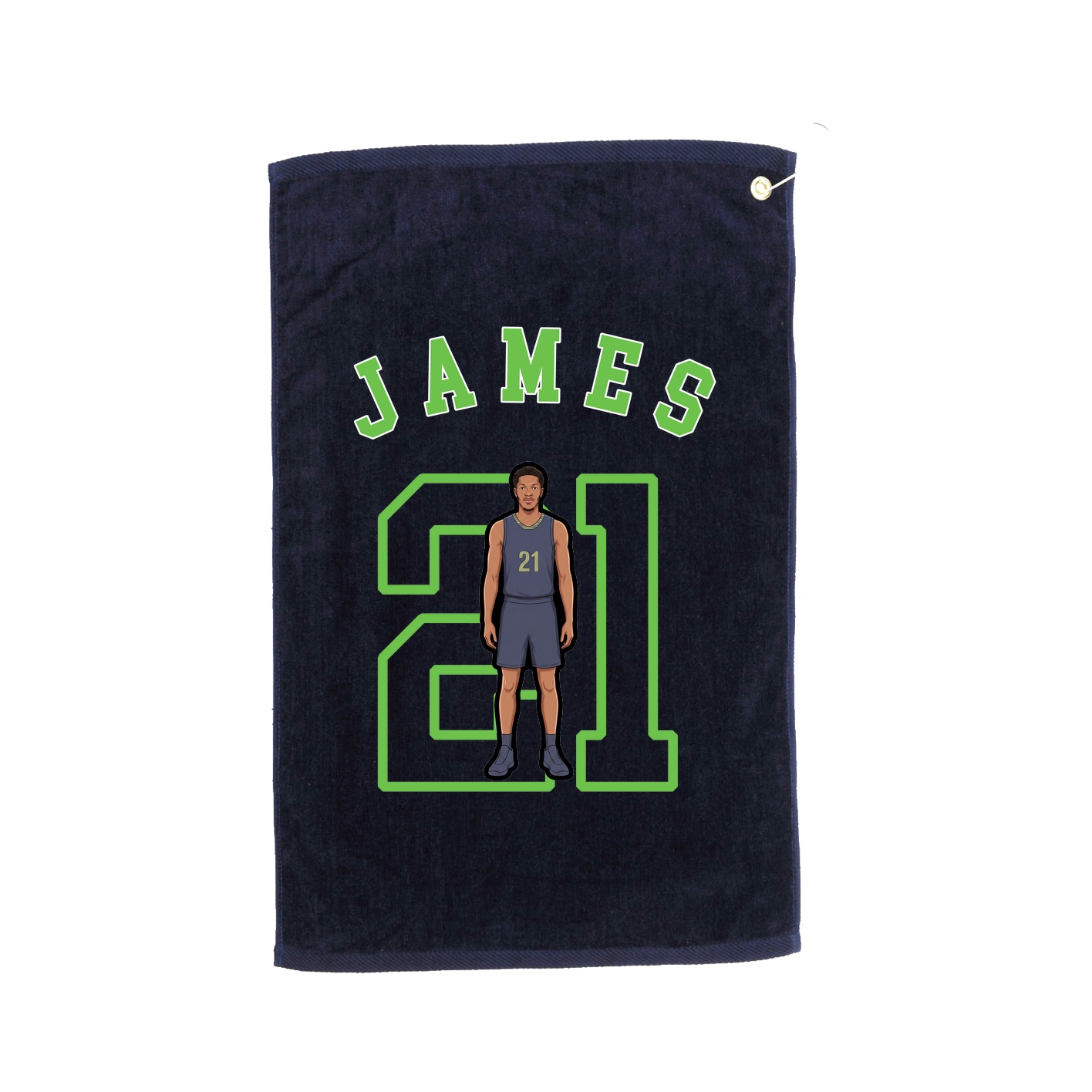 Golf Towel — Shirsey Arch in Navy