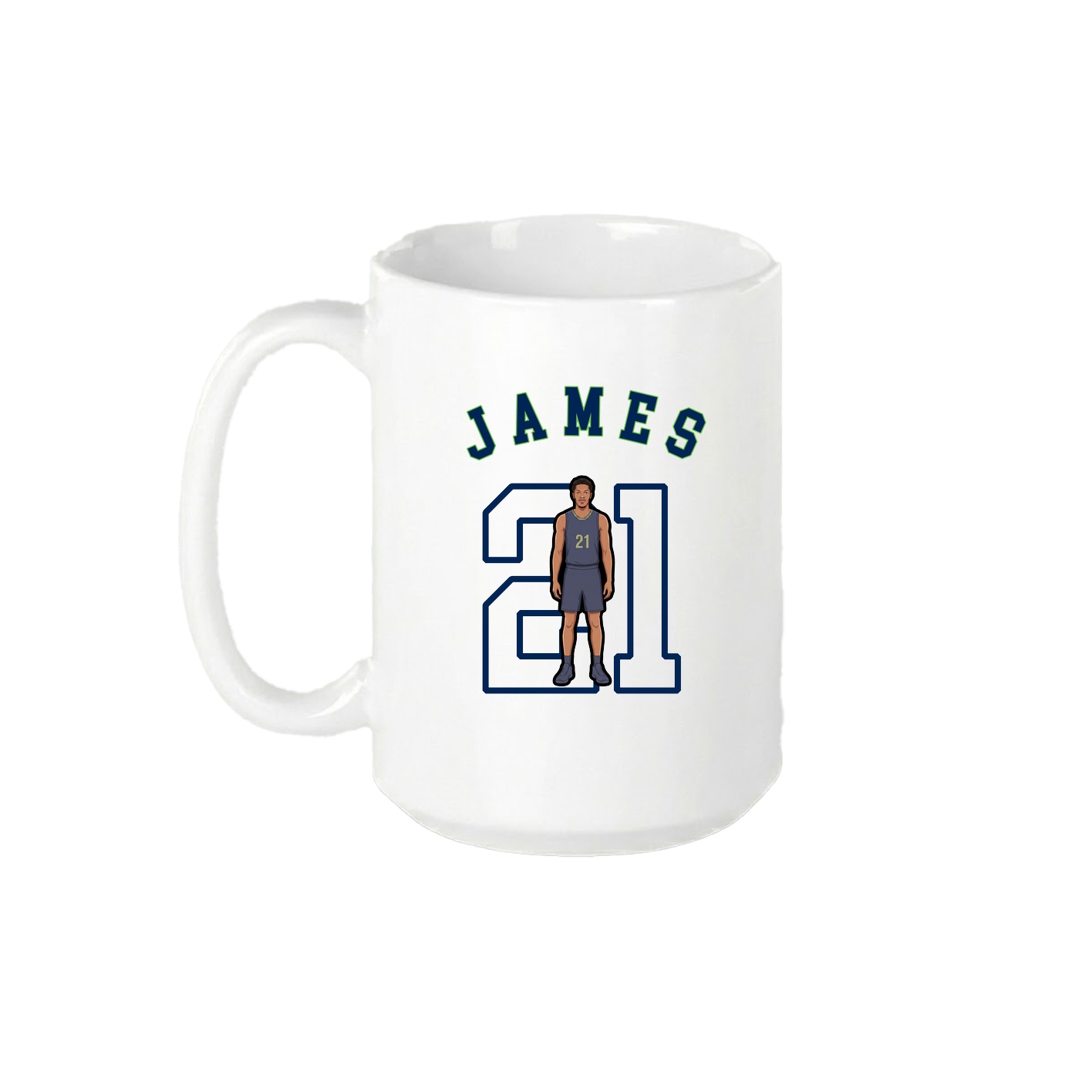 15oz Coffee Mug — Shirsey Arch in White