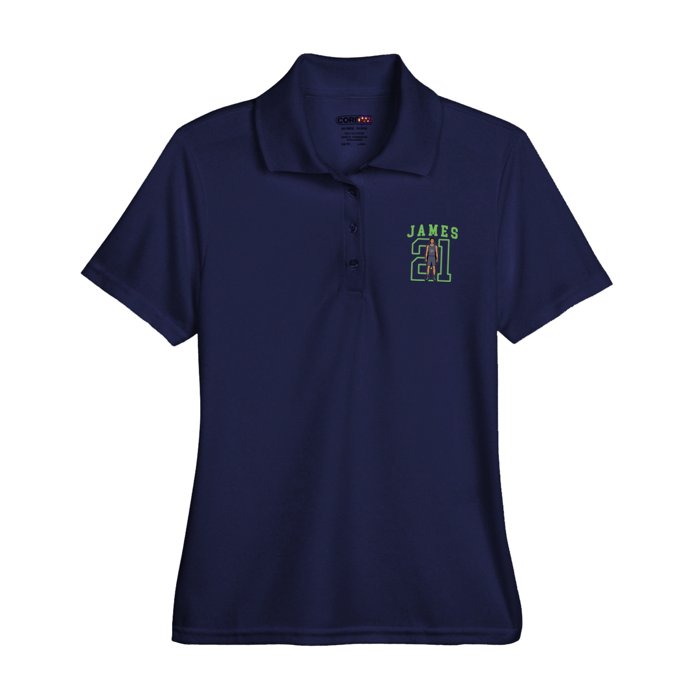Womens Performance Polo — Shirsey in Navy