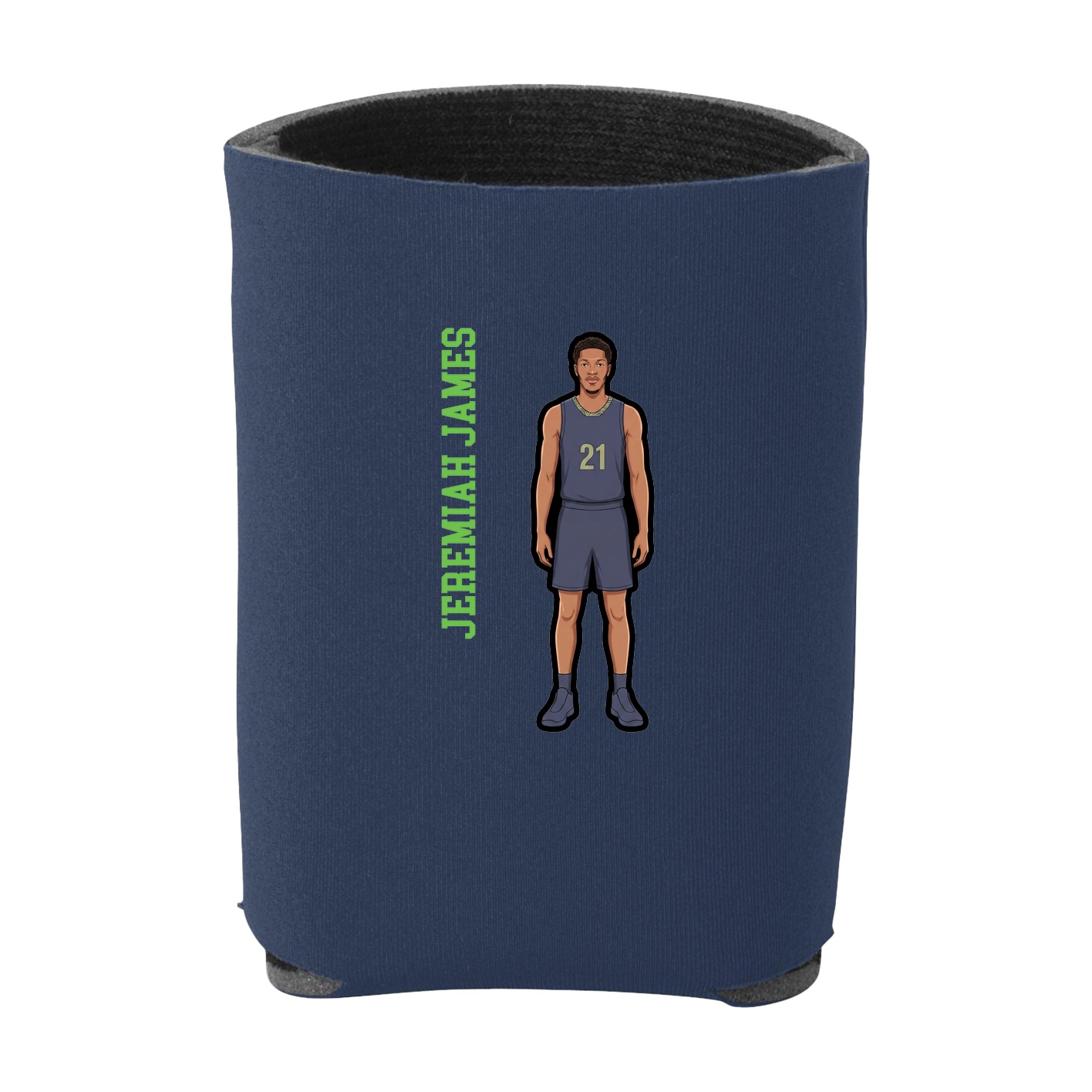 Can Holder — Name Vertical in Navy