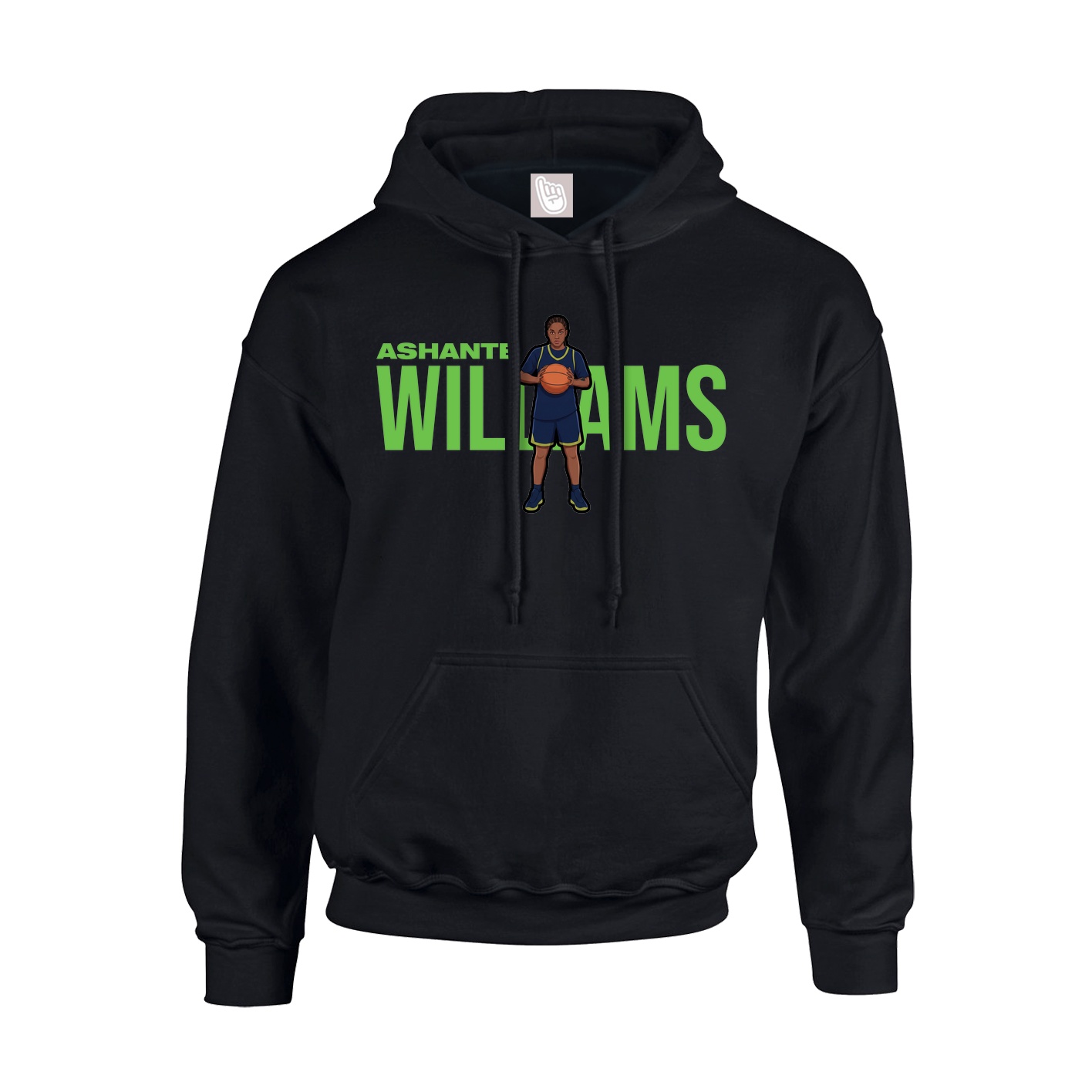 Hoodie — Player Name in Black