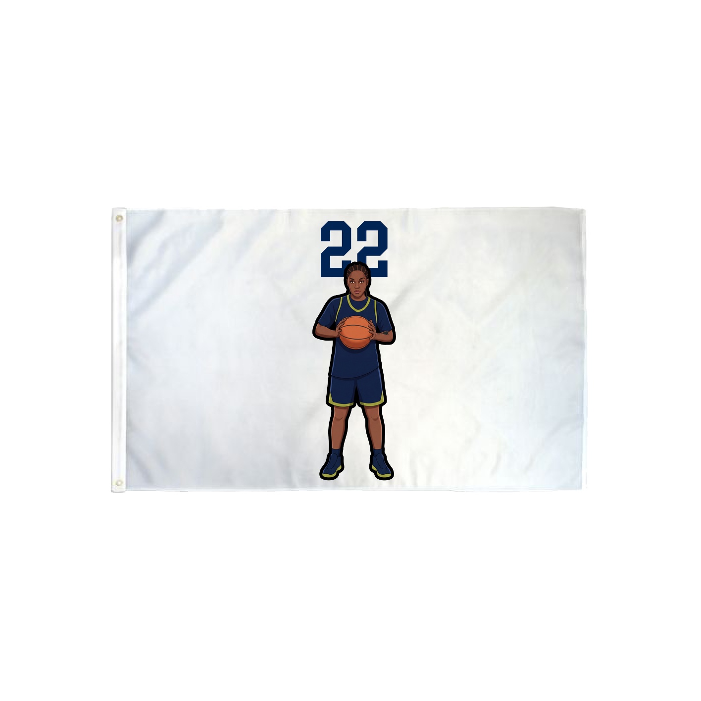 3x5 Flag — Number Top in Classic