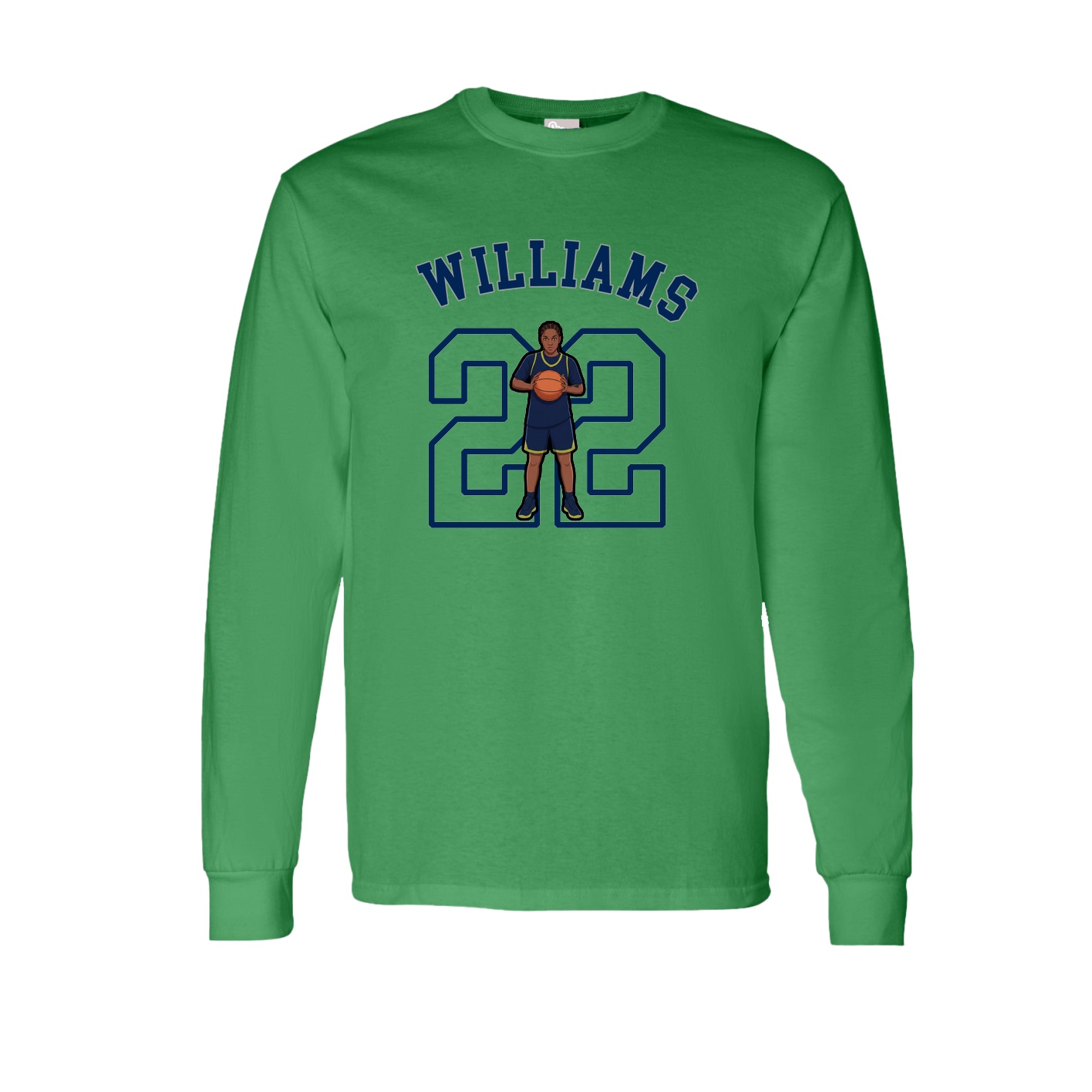 Long Sleeve Tee — Shirsey Arch in Green