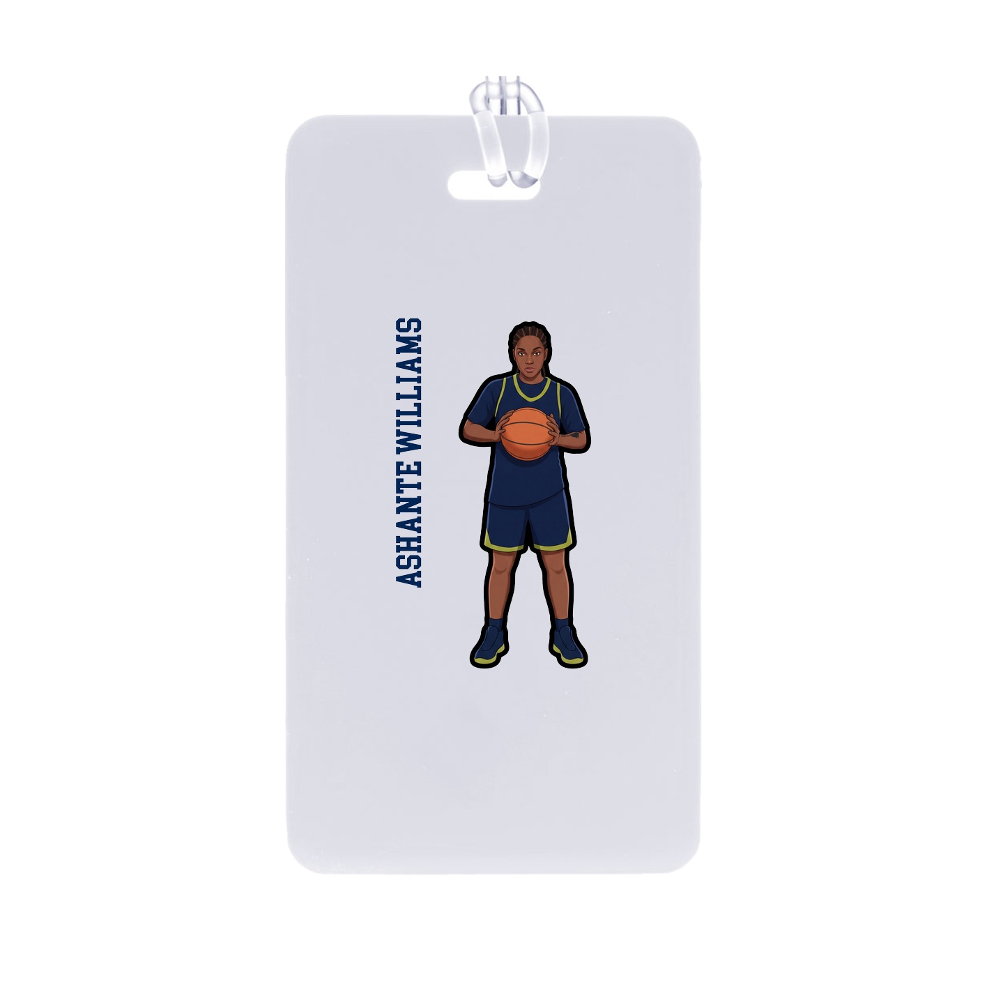 Bag Tag — Name Vertical in Classic