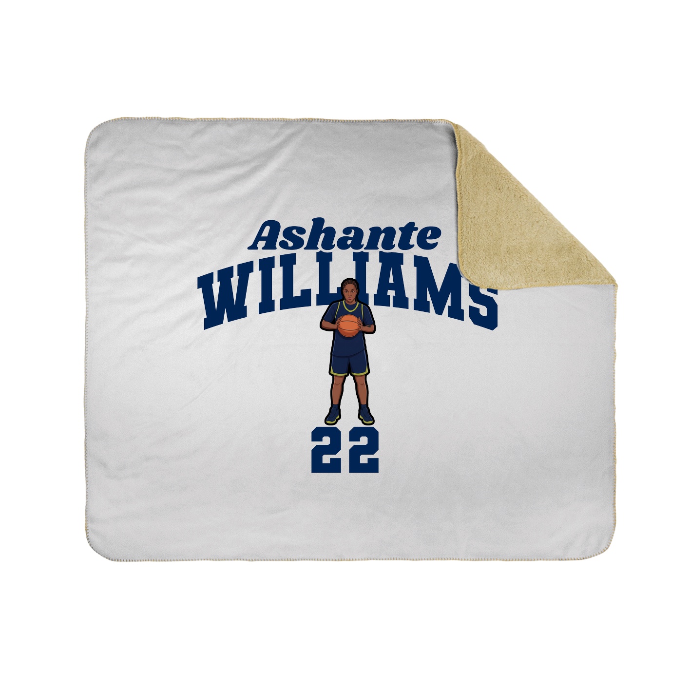 Throw Blanket — Signature Arch in White