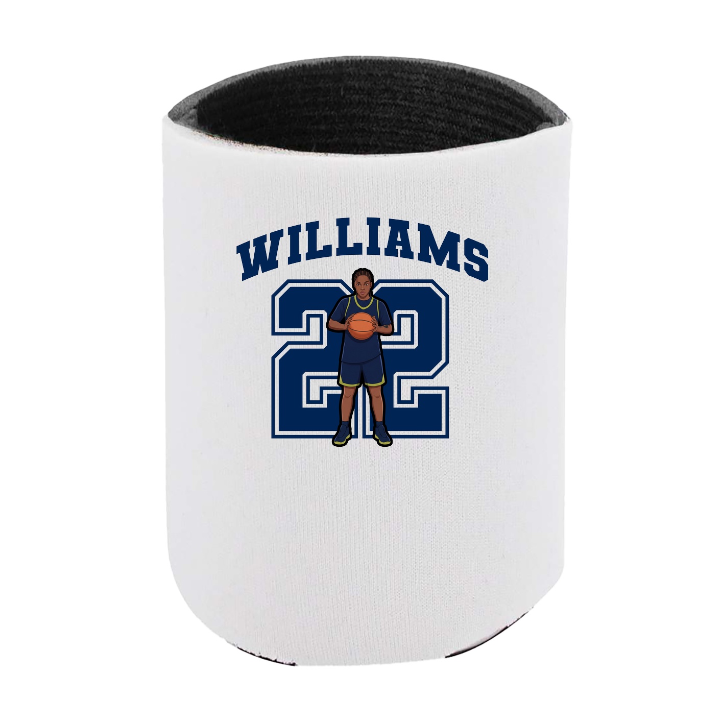 Can Holder — Number in White