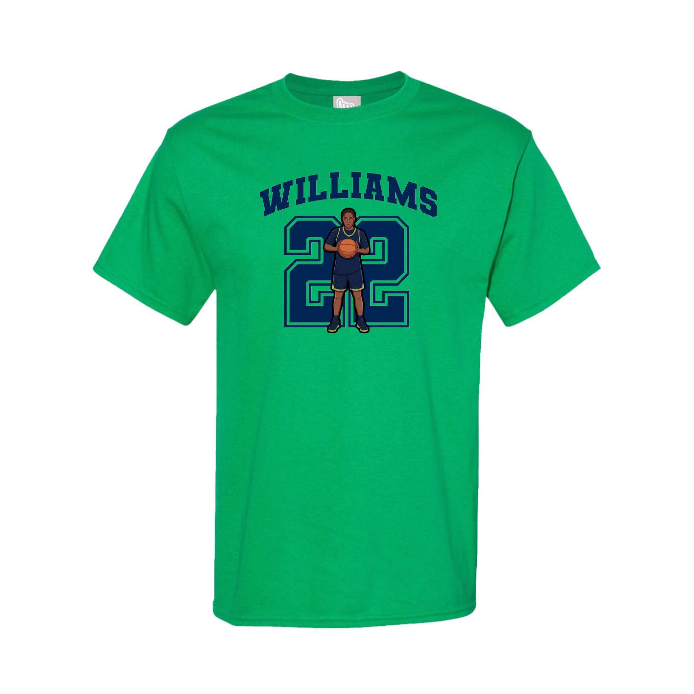 Tee — Number in Green
