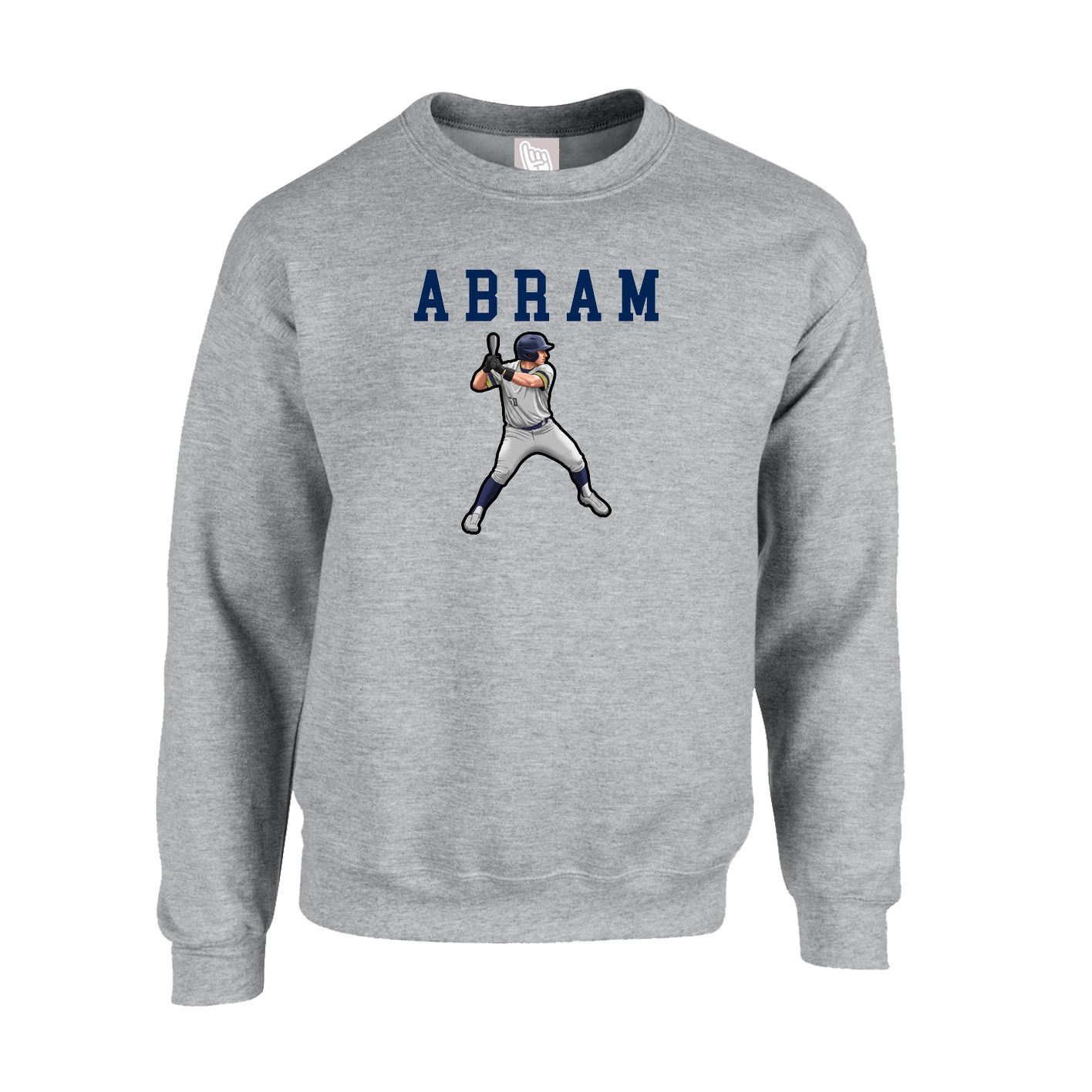 Fleece Crew — Shirsey in Grey