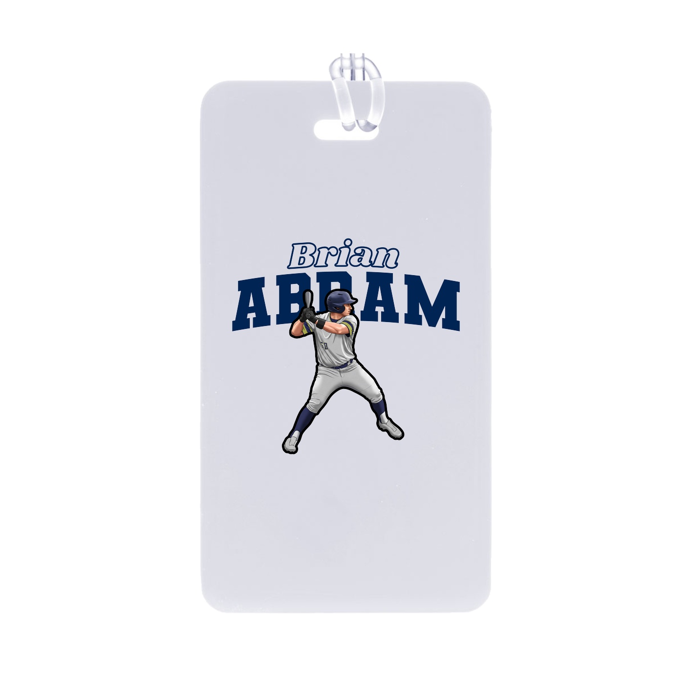 Bag Tag — Name Arch in Classic