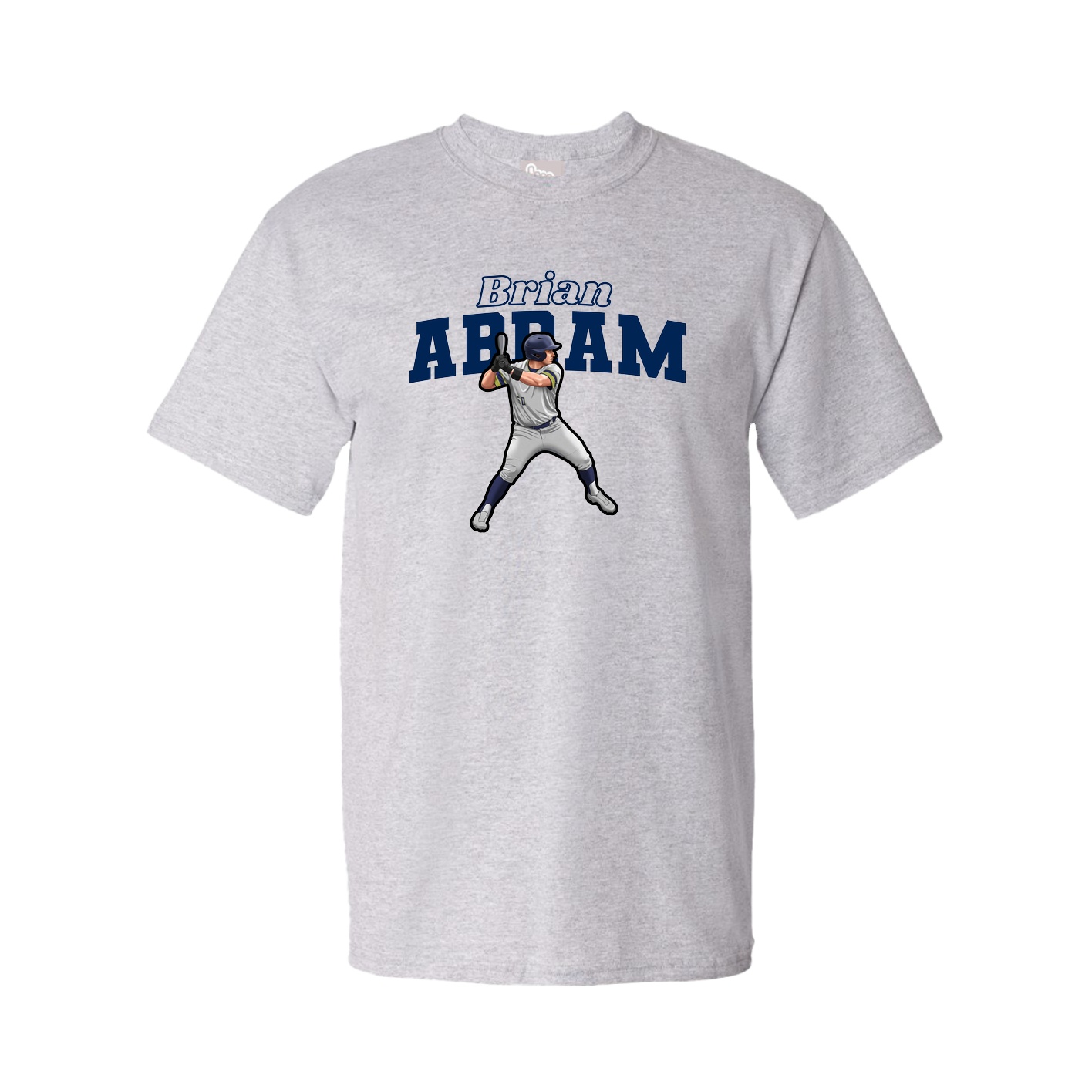 Tee — Name Arch in Grey