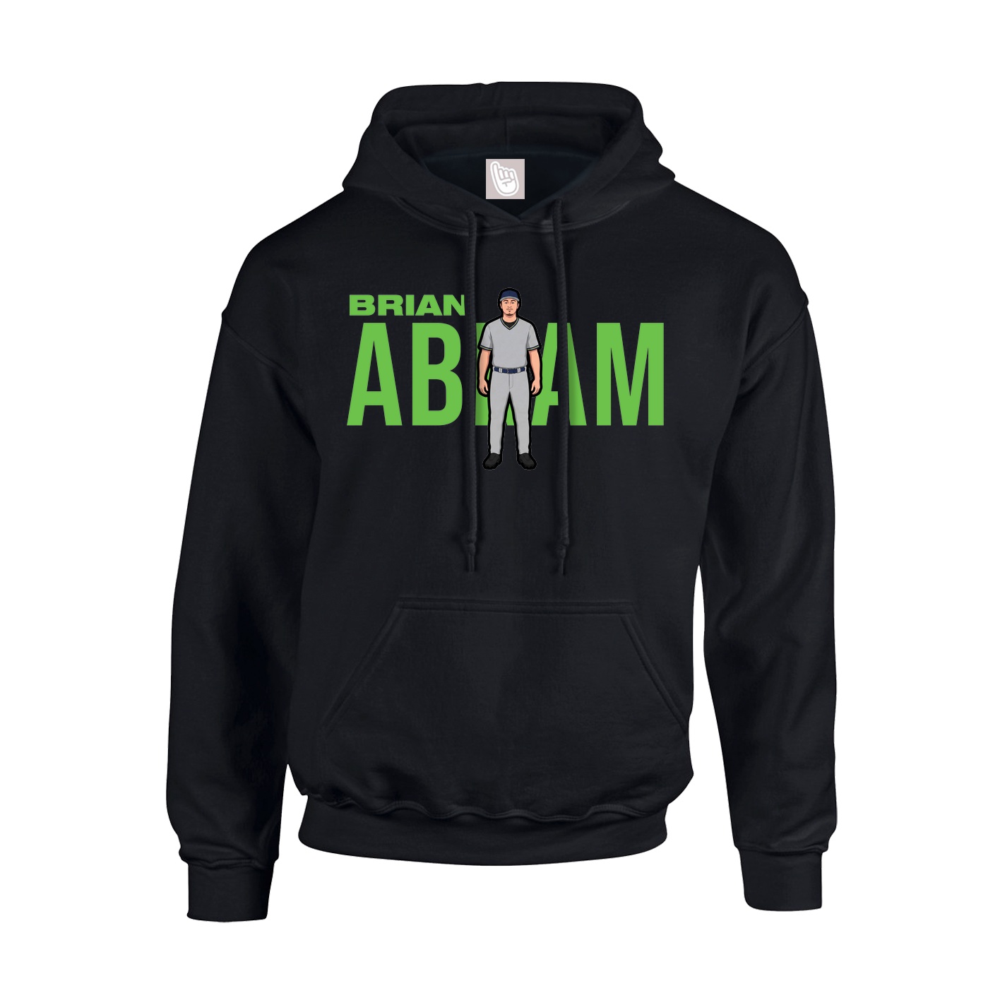 Hoodie — Player Name in Black