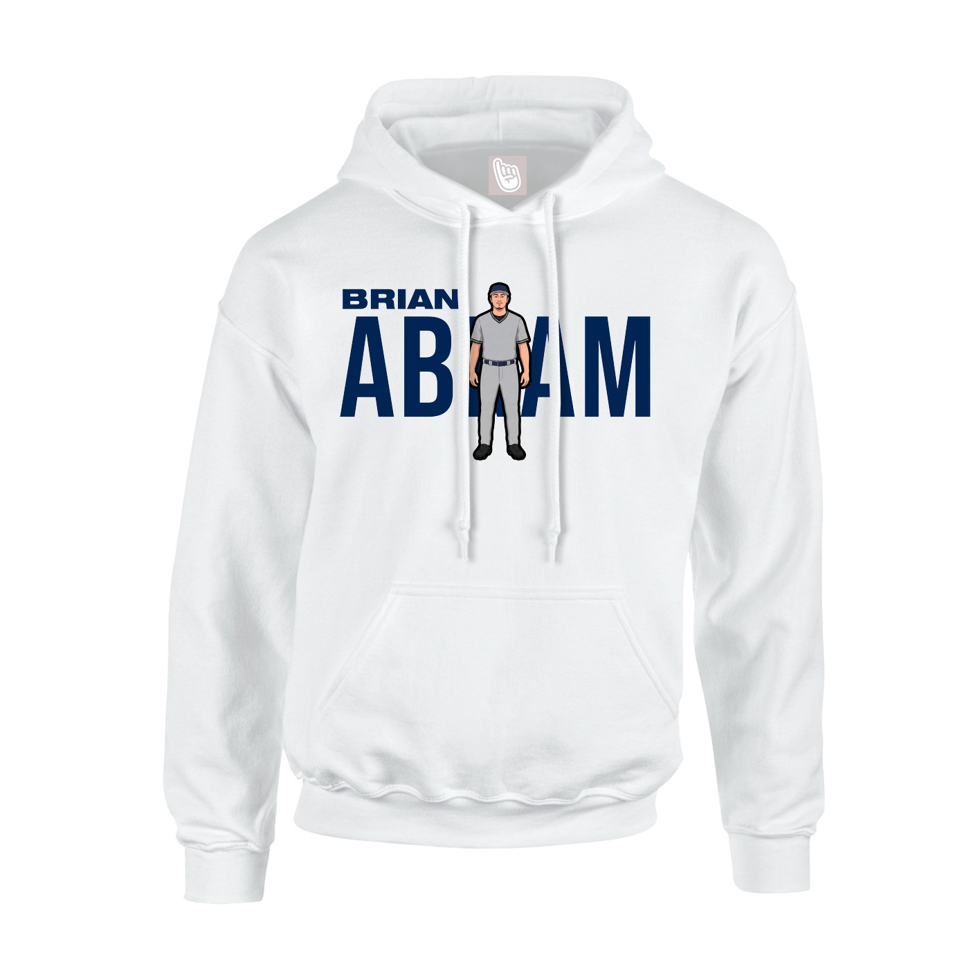 Youth Hoodie — Player Name in White