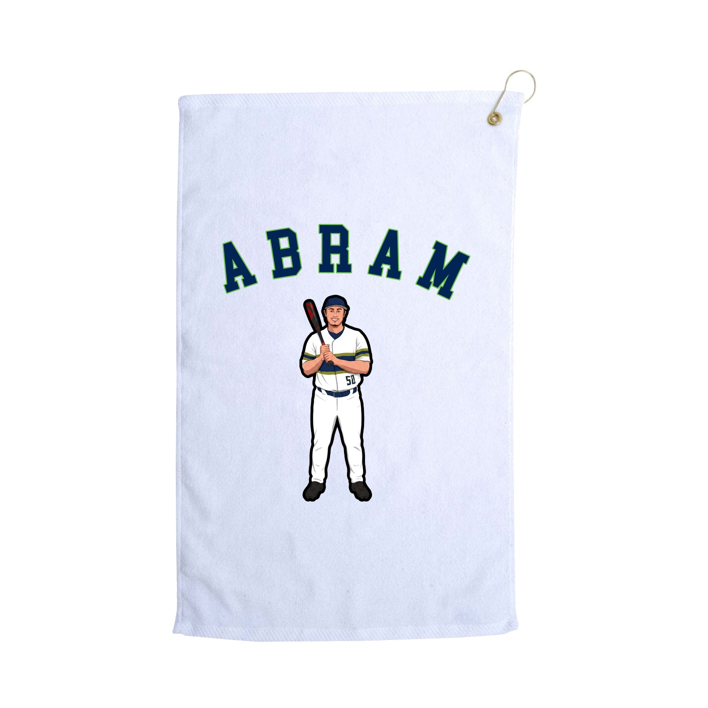Golf Towel — Shirsey Arch in White