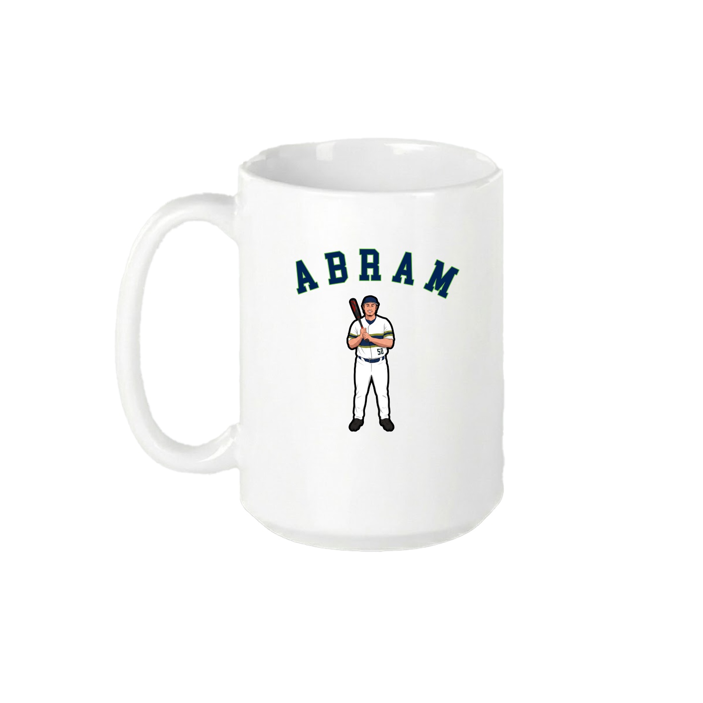 15oz Coffee Mug — Shirsey Arch in White