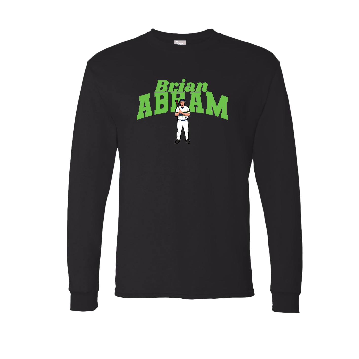 Long Sleeve Tee — Signature Arch in Black