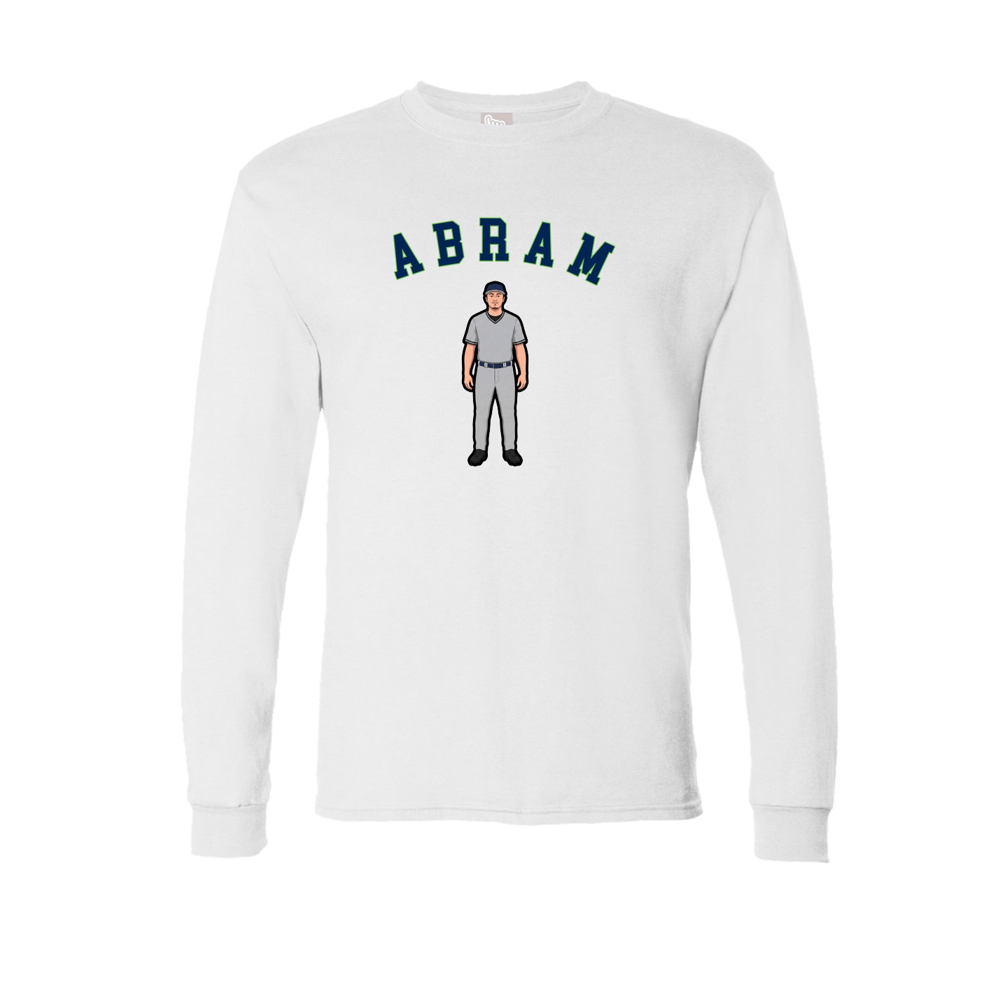 Long Sleeve Tee — Shirsey Arch in White