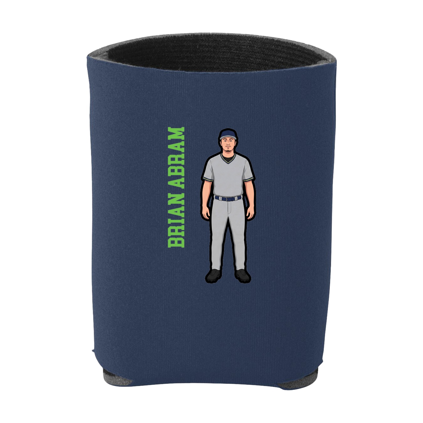 Can Holder — Name Vertical in Navy