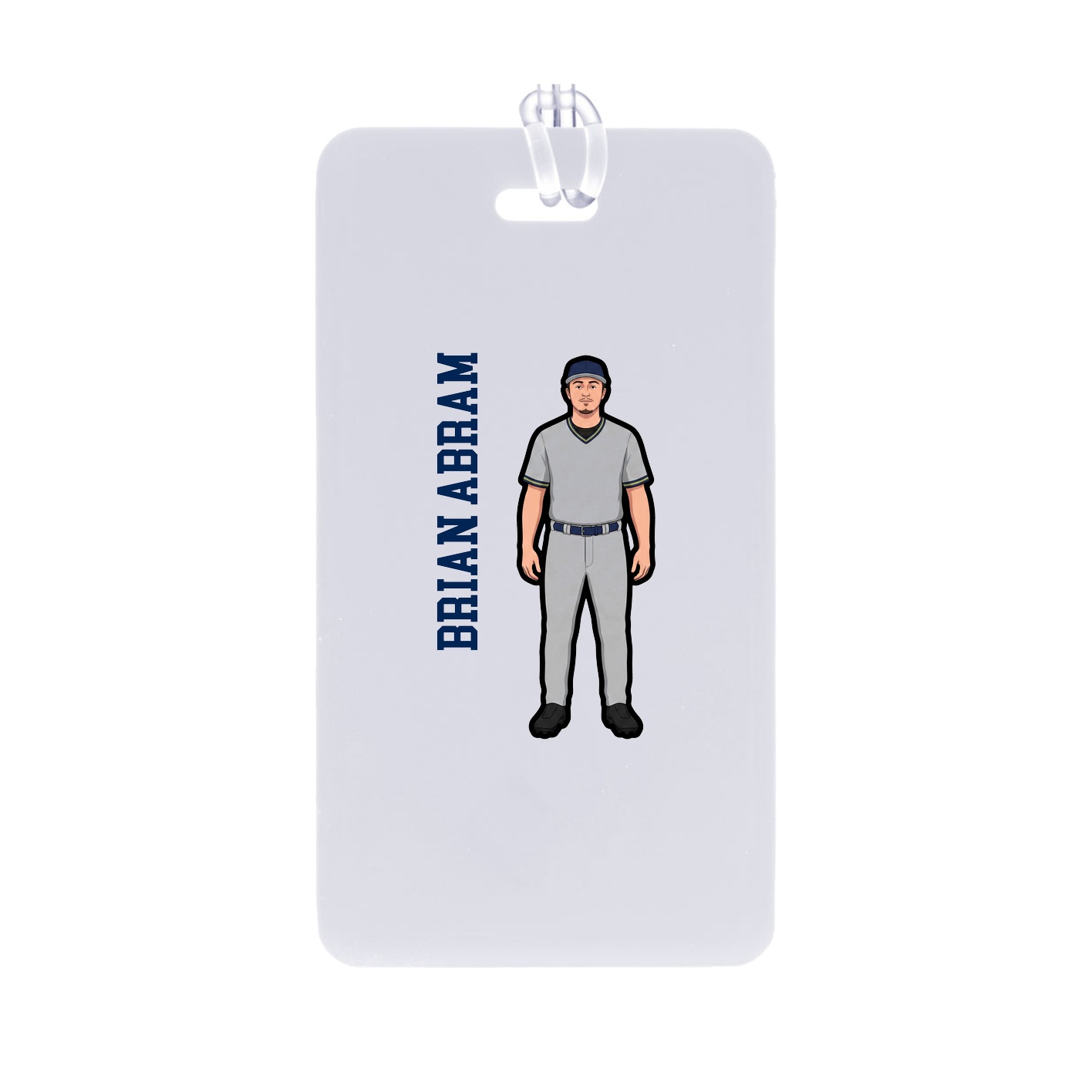Bag Tag — Name Vertical in Classic