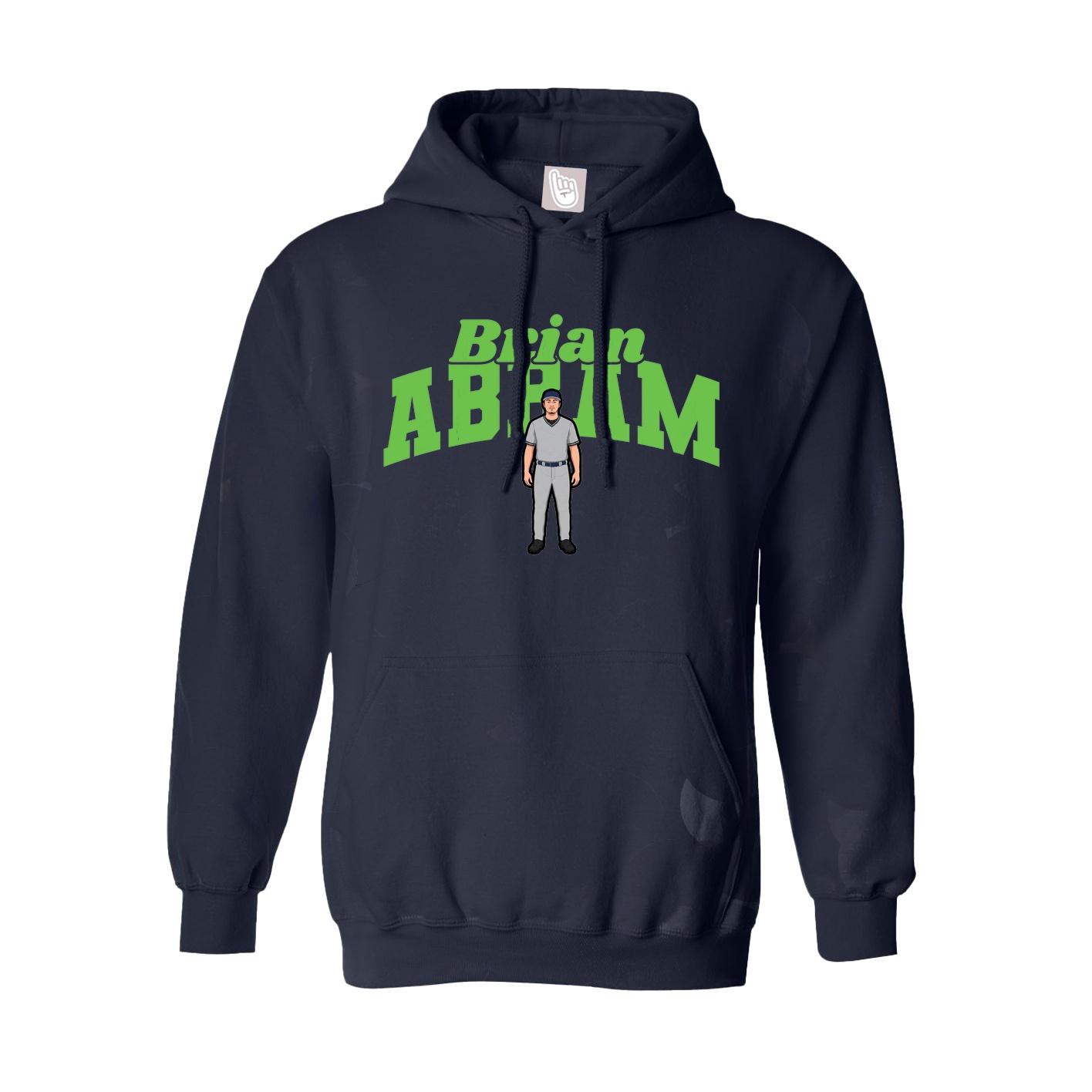Hoodie — Signature Arch in Navy