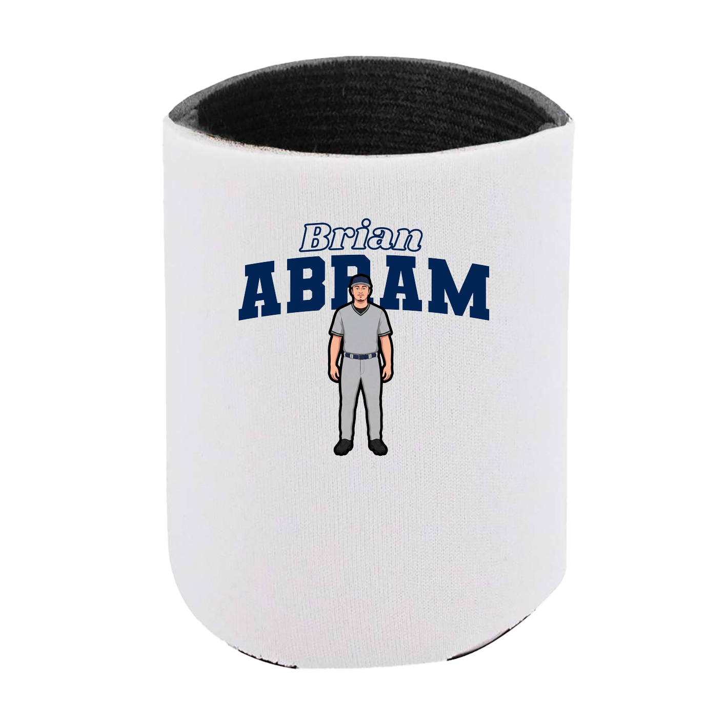 Can Holder — Name Arch in White