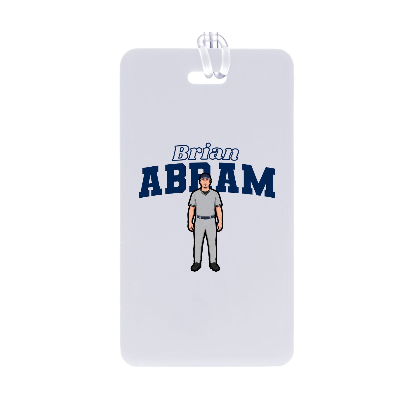 Bag Tag — Name Arch in Classic