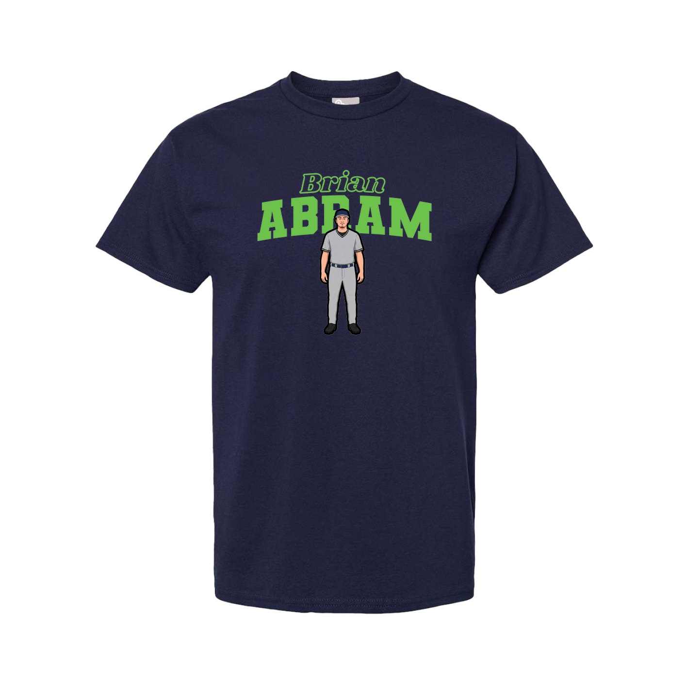 Tee — Name Arch in Navy