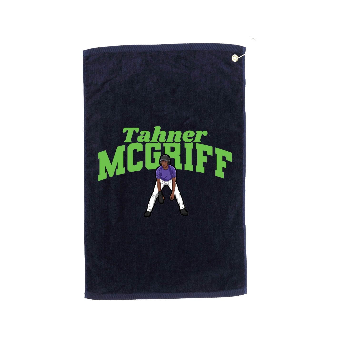 Golf Towel — Signature Arch in Navy
