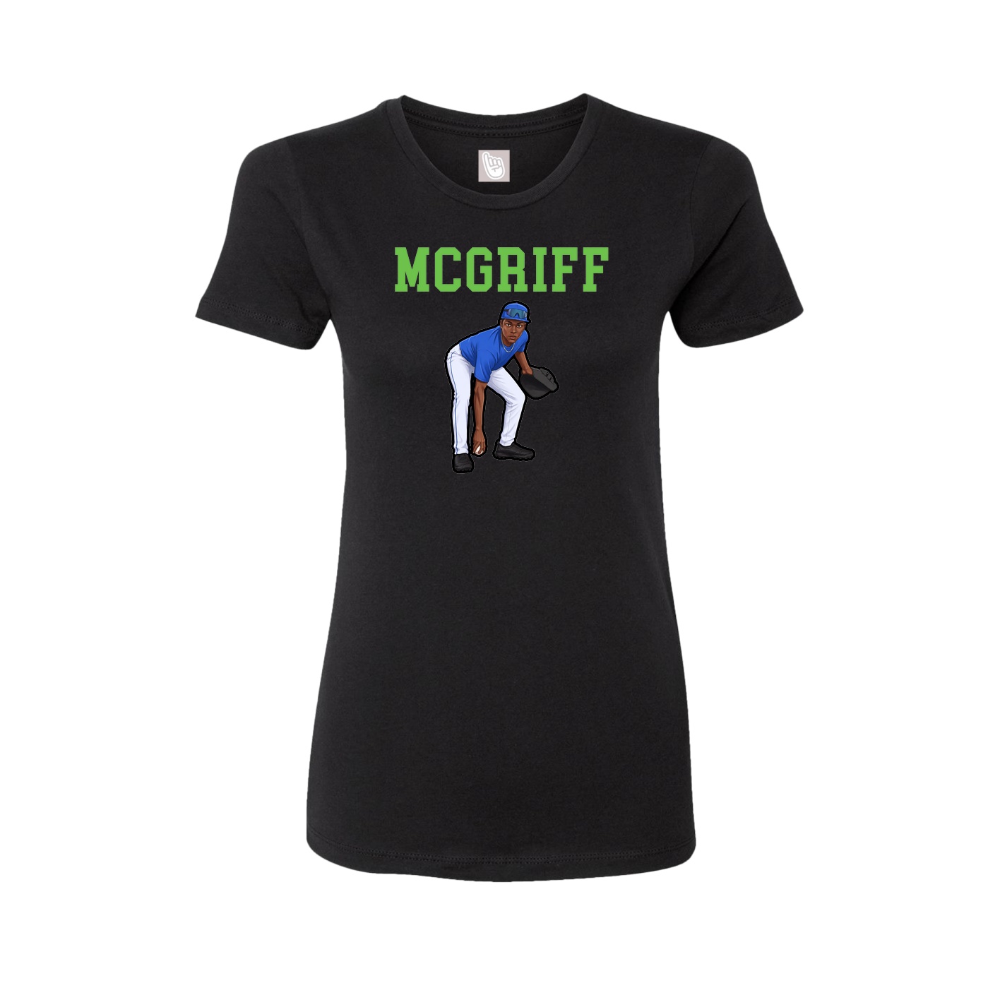 Fitted Women's Tee — Shirsey in Black