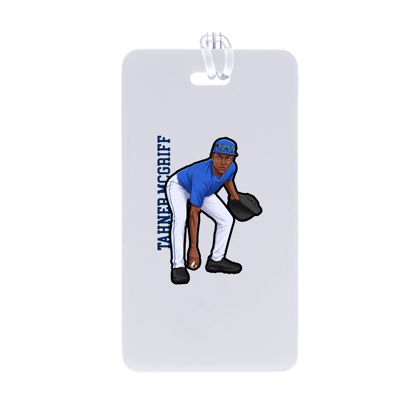 Bag Tag — Name Vertical in Classic