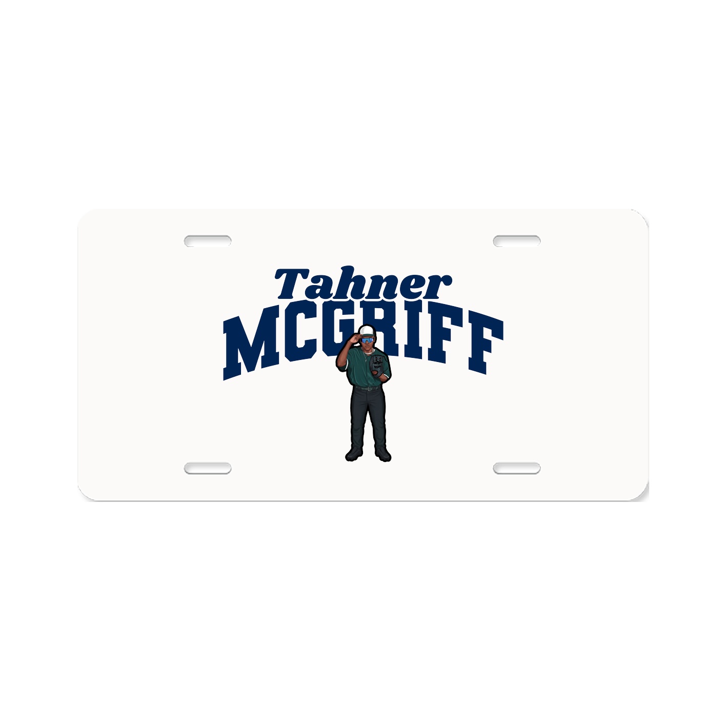 License Plate — Signature Arch in Classic