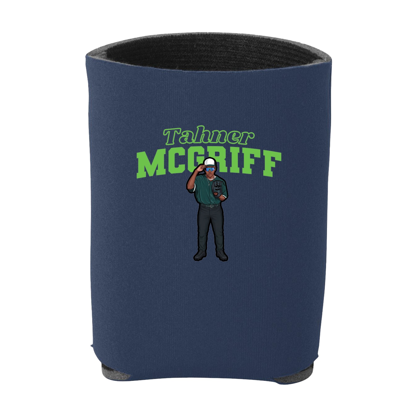 Can Holder — Name Arch in Navy