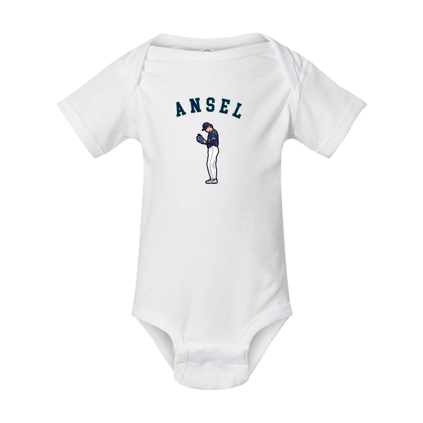 Baby Onesie — Shirsey Arch in White