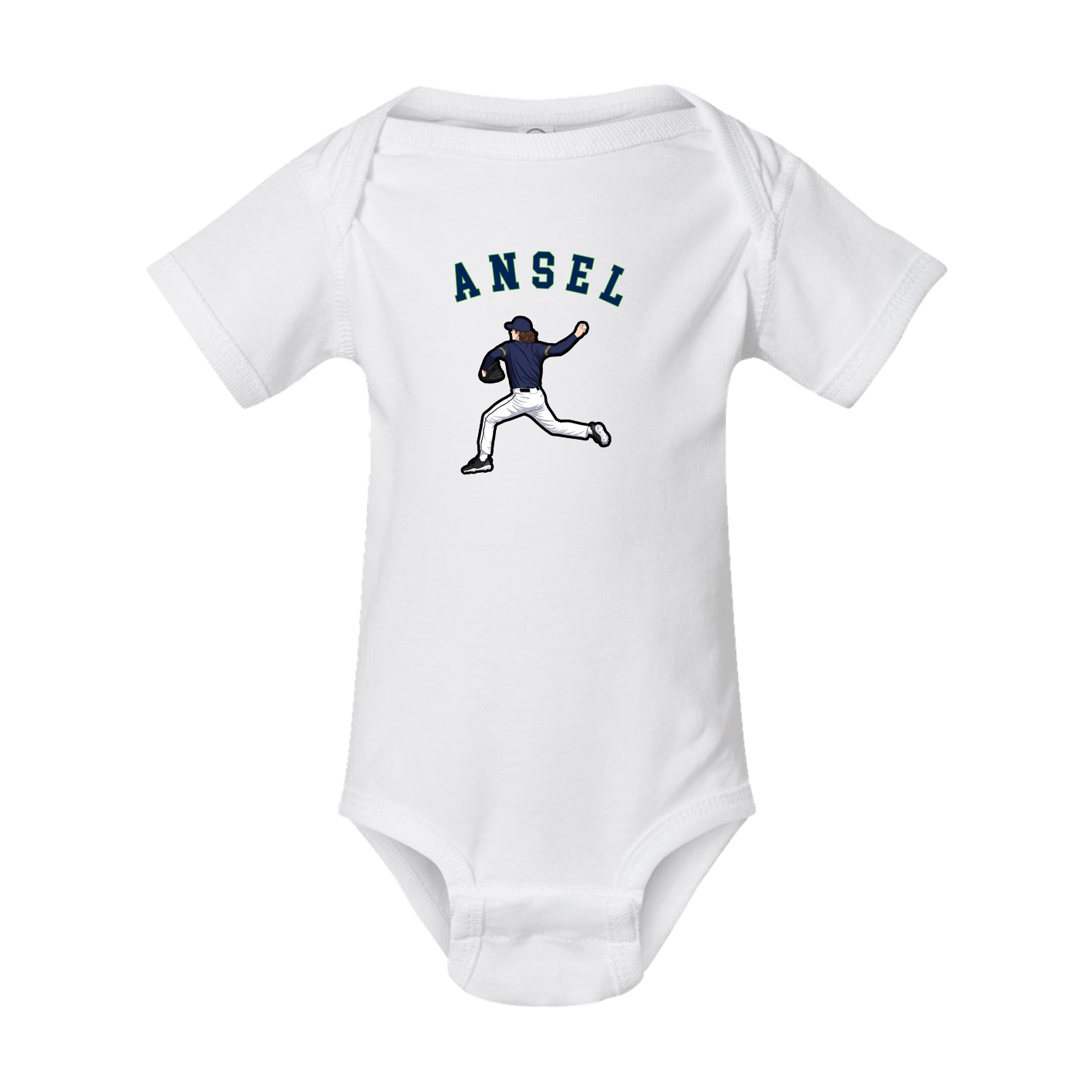 Baby Onesie — Shirsey Arch in White