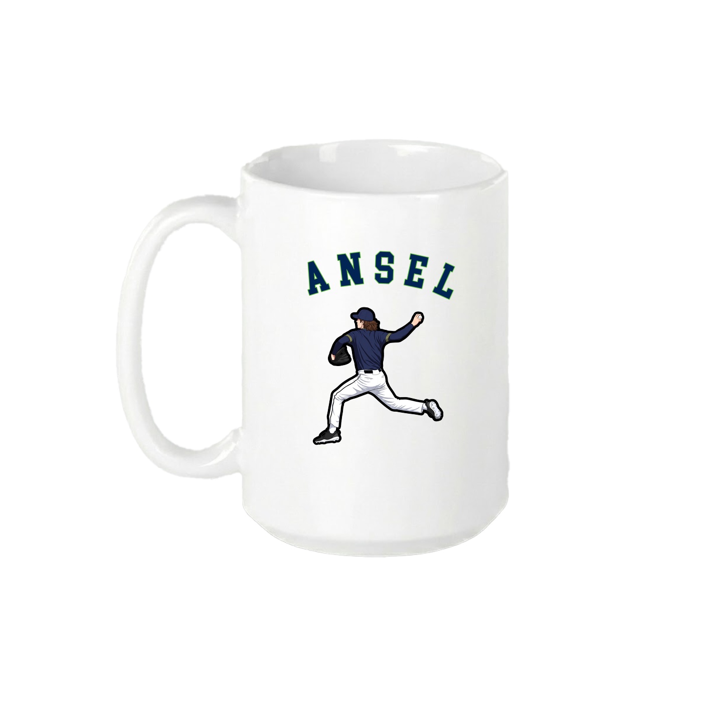 15oz Coffee Mug — Shirsey Arch in White