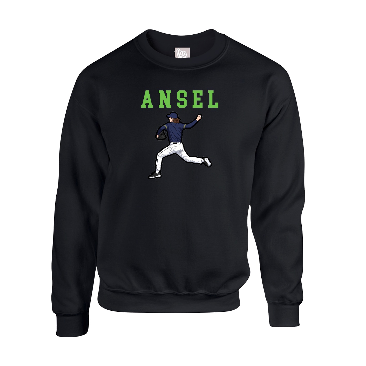 Fleece Crew — Shirsey in Black