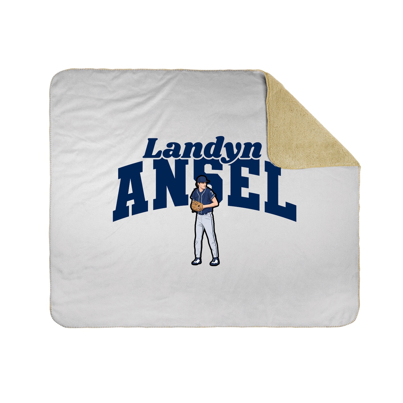 Throw Blanket — Signature Arch in White