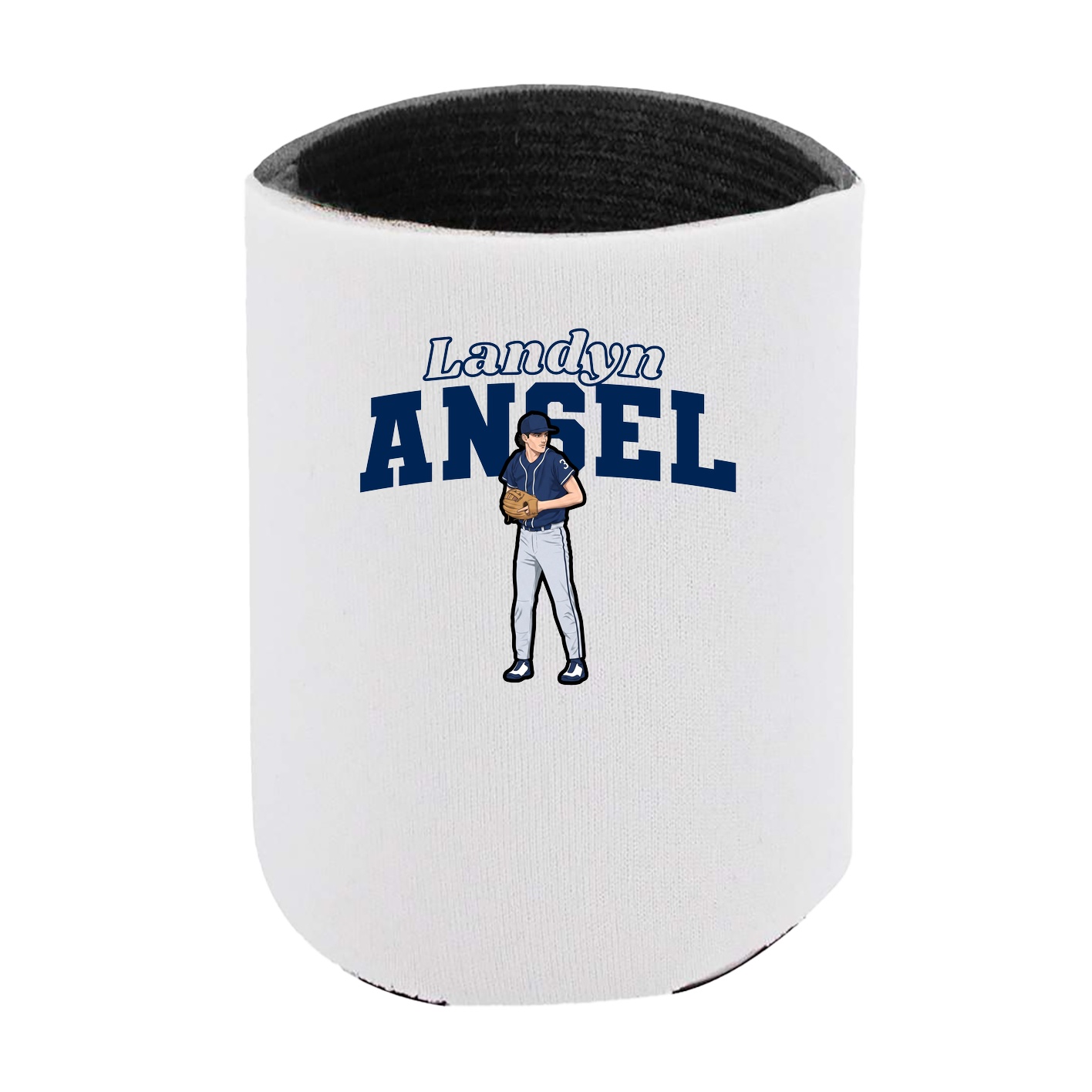 Can Holder — Name Arch in White