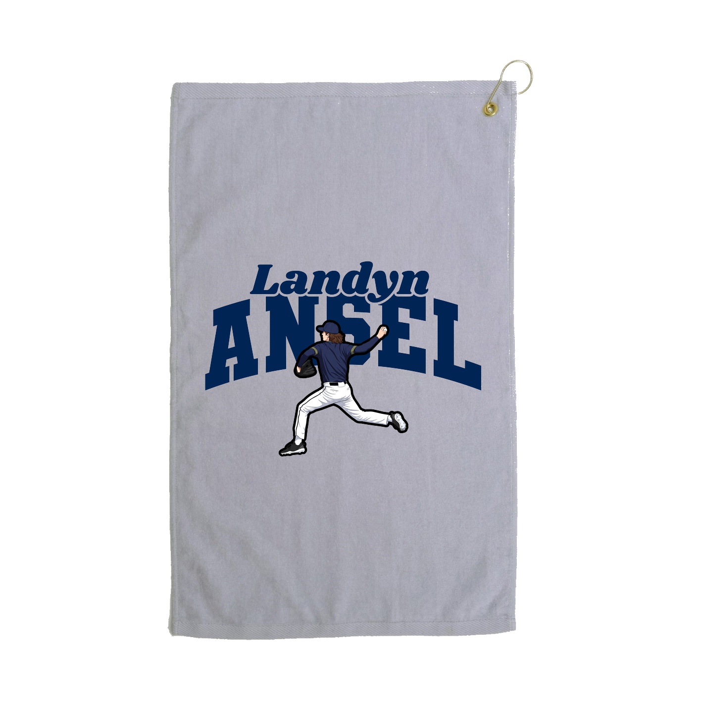 Golf Towel — Signature Arch in Grey
