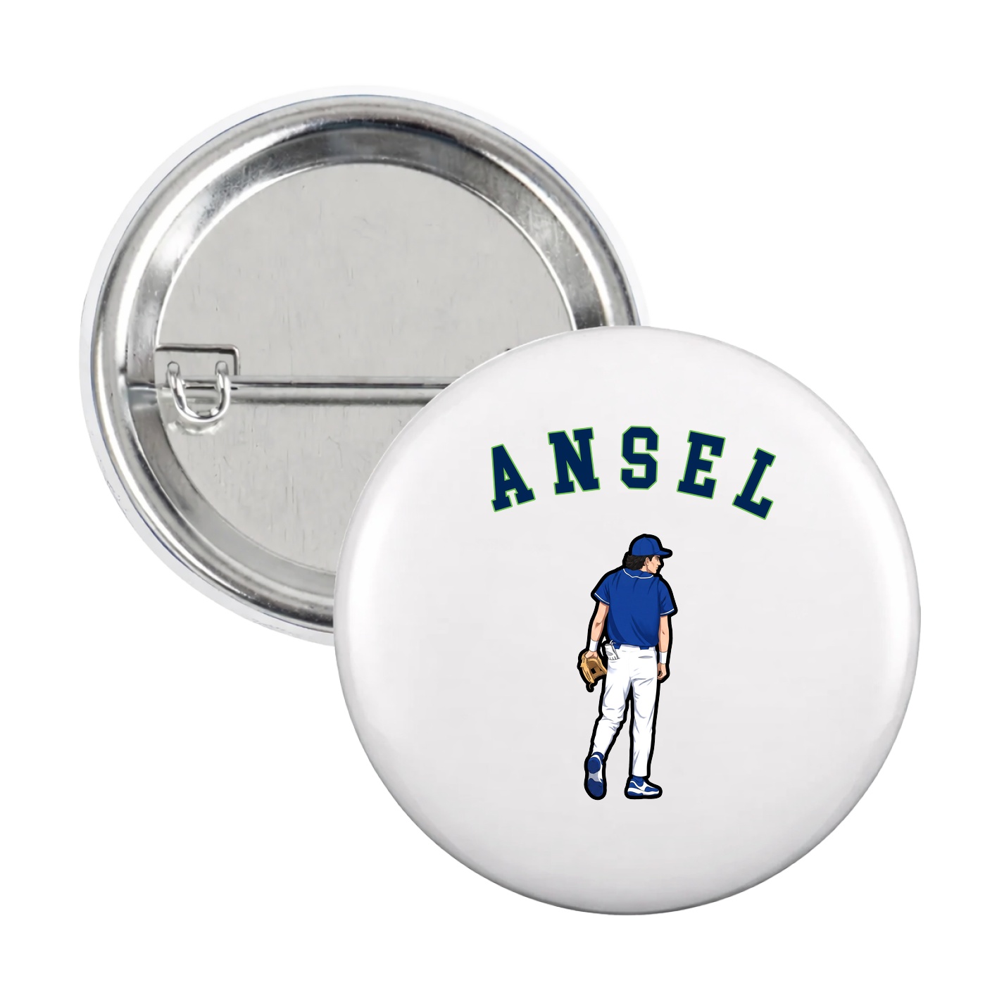 Game Day Button — Shirsey Arch in White