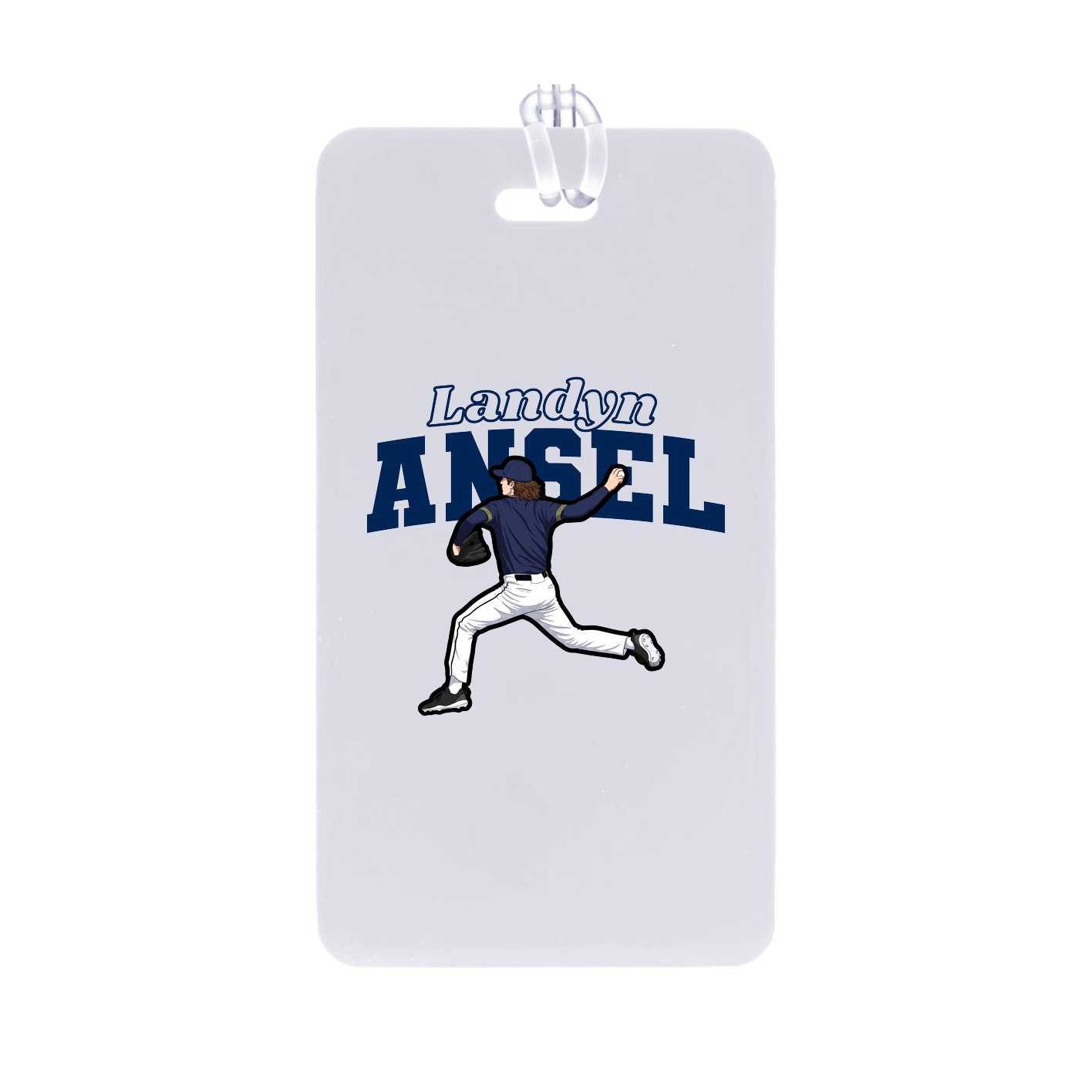 Bag Tag — Name Arch in Classic