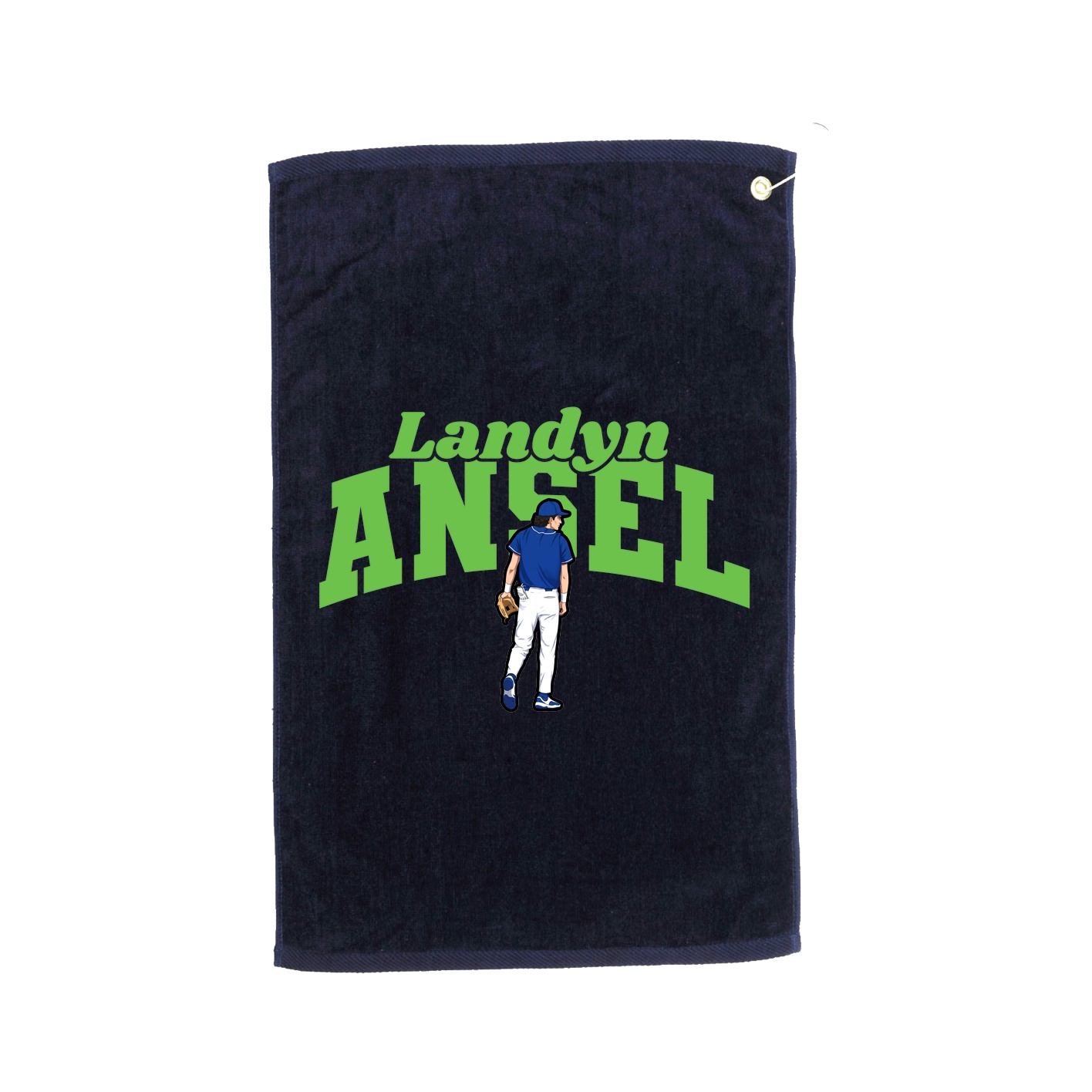 Golf Towel — Signature Arch in Navy