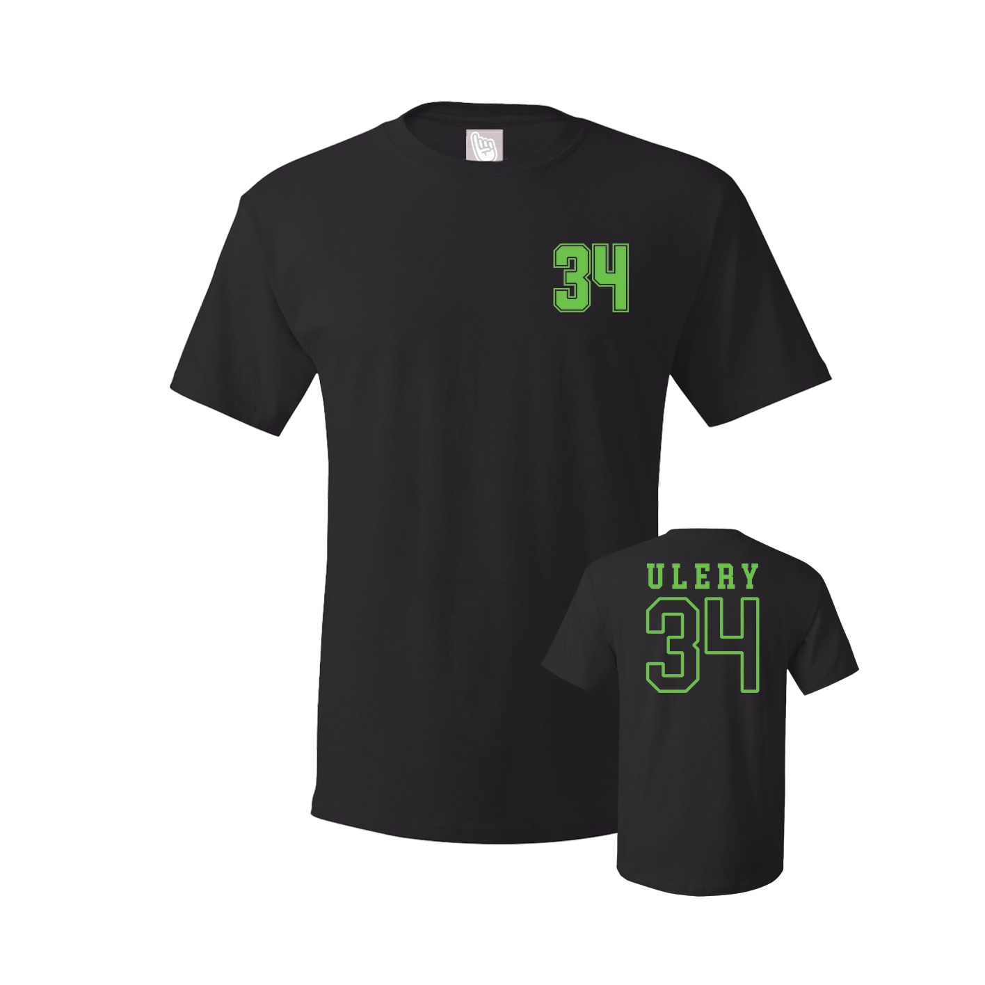 Youth Tee — Chest Back in Black