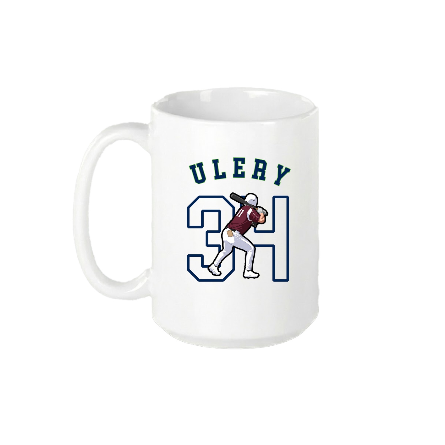 15oz Coffee Mug — Shirsey Arch in White