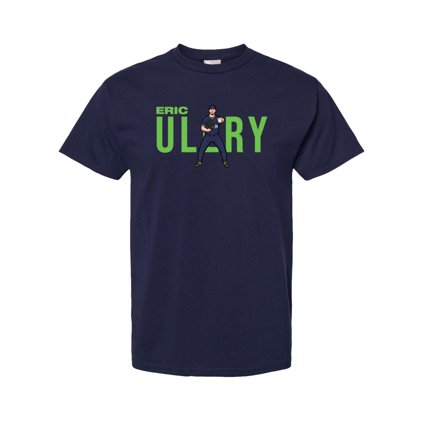 Youth Tee — Player Name in Navy